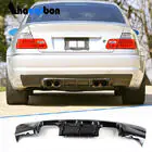 BMW 3 Series E46 1998-2006 Rear Bumper Diffuser V3 (for M3, Carbon) photo 1