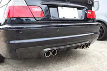 BMW 3 Series E46 1998-2006 Rear Bumper Diffuser V3 (for M3, Carbon) photo 2