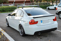 BMW 3 Series E90/E91 2005-2011 Rear Bumper Diffuser V3 for E90 M-Sport, Carbon photo 2