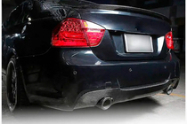 BMW 3 Series E90/E91 2005-2011 Rear Bumper Diffuser V3 for E90 M-Sport, Carbon photo 7