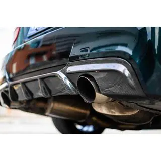 Rear Bumper Diffuser V1 for E90 M-Sport, Carbon photo 4