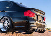 BMW 3 Series E90/E91 2005-2011 Rear Bumper Diffuser for E90 M-Sport, Carbon photo 4