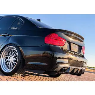 Rear Bumper Diffuser for E90 M-Sport, Carbon photo 4