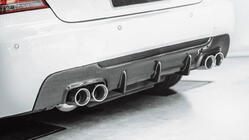 BMW 3 Series E92/E93 2006–2013 Rear Bumper Diffuser V1 (for M-Sport, Carbon) photo 2