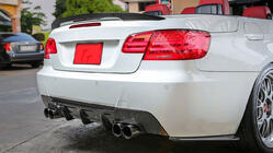 BMW 3 Series E92/E93 2006–2013 Rear Bumper Diffuser V1 (for M-Sport, Carbon) photo 4