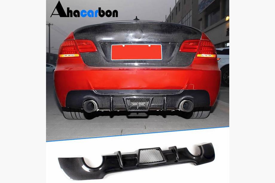 BMW 3 Series E92/E93 2006–2013 Rear Diffuser Carbon V3 (for M Sport) Image