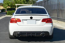 BMW 3 Series E92/E93 2006–2013 Rear Bumper Diffuser V2 (for M-Sport, Carbon) photo 2