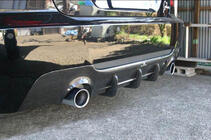 BMW 3 Series E92/E93 2006–2013 Rear Bumper Diffuser V2 (for M-Sport, Carbon) photo 5