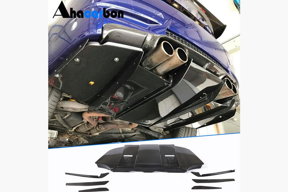 BMW 3 Series E92/E93 2006–2013 Rear Diffuser V6 (for M3, Carbon) Image