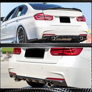 Rear Bumper Diffuser V1 for F30 M-Sport, Carbon BMW 3 Series F30/F31 2012-2019 photo 4