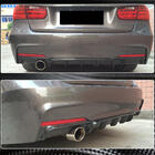 BMW 3 Series F30/F31 2012-2019 Rear Bumper Diffuser V3 (for F30 M-Sport, Carbon) photo 2