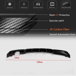 Rear Bumper Diffuser V3 (for F30 M-Sport, Carbon) BMW 3 Series F30/F31 2012-2019 photo 4