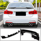 BMW 3 Series F30/F31 2012-2019 Rear Bumper Diffuser V4 (for F30 M-Sport, Carbon) photo 2