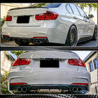 BMW 3 Series F30/F31 2012-2019 Rear Bumper Diffuser V4 (for F30 M-Sport, Carbon) photo 5