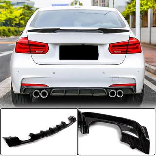 Rear Bumper Diffuser V4 (for F30 M-Sport, Carbon) BMW 3 Series F30/F31 2012-2019 photo 2