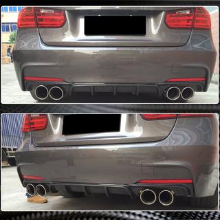 Rear Bumper Diffuser V4 (for F30 M-Sport, Carbon) BMW 3 Series F30/F31 2012-2019 photo 4