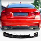 BMW 3 Series F30/F31 2012-2019 Rear Bumper Diffuser ABS V7 (for M-Sport) photo 1
