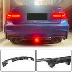BMW 3 Series F30/F31 2012-2019 Rear Bumper Diffuser Carbon V11 (for M-Sport) photo 9