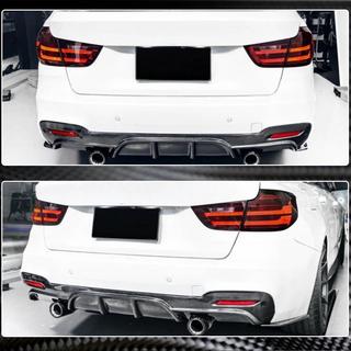 Rear Bumper Diffuser V2 for F34 M-Sport, Carbon BMW 3 Series F34 2013–2020 photo 4
