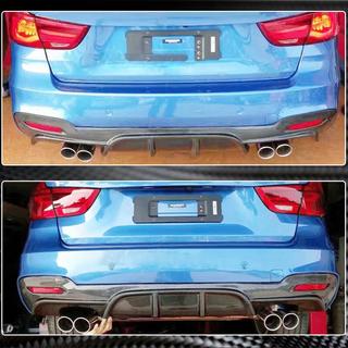 Rear Bumper Diffuser V4 (for F34 M-Sport, Carbon) BMW 3 Series F34 2013–2020 photo 4