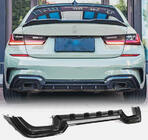 BMW 3 Series G20/G21 2018- Rear Bumper Diffuser V2 (for M-Sport 2018-2022, Carbon) photo 6