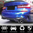 BMW 3 Series G20/G21 2018- Rear Bumper Diffuser V7 (for M-Sport 2018-2022, Carbon) photo 2