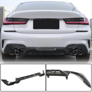 Rear Bumper Diffuser V7 (for M-Sport 2018-2022, Carbon) BMW 3 Series G20/G21 2018- photo 1