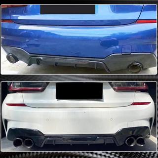 Rear Bumper Diffuser V4 for M-Sport 2018-2022, Carbon BMW 3 Series G20/G21 2018- photo 3