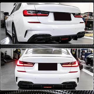 Rear Bumper Diffuser V6 (for M-Sport 2018-2022, Carbon) BMW 3 Series G20/G21 2018- photo 3