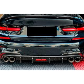 Rear Bumper Diffuser V6 (for M-Sport 2018-2022, Carbon) BMW 3 Series G20/G21 2018- photo 3
