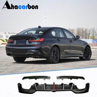 Rear Bumper Diffuser V3 (for M-Sport 2018-2022, Carbon) BMW 3 Series G20/G21 2018- photo 1