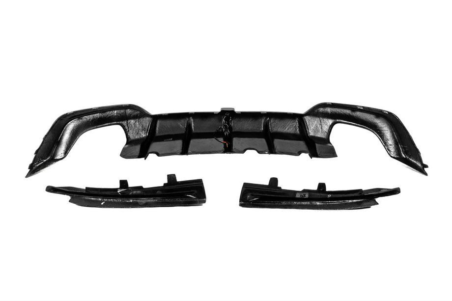 BMW 3 Series G20/G21 2018- Rear Bumper Diffuser V3 (for M-Sport 2018-2022, Carbon) Photo 5
