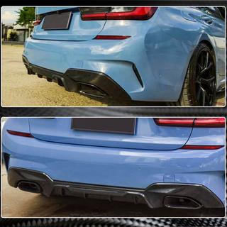 Rear Bumper Diffuser (for M340i 2018-2022, Carbon) BMW 3 Series G20/G21 2018- photo 3