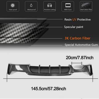 Rear Bumper Diffuser V2 (for M-Sport, Carbon) BMW 4 Series F32/F33/F36 2012-2020 photo 4