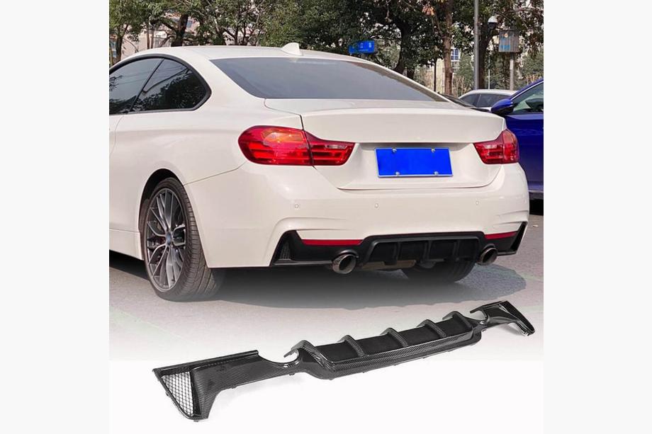 BMW 4 Series F32/F33/F36 2012-2020 Rear Diffuser V3 (for M-Sport, Carbon) Image