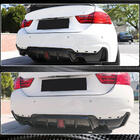 BMW 4 Series F32/F33/F36 2012-2020 Rear Bumper Diffuser V7 (for M-Sport, Carbon) photo 7