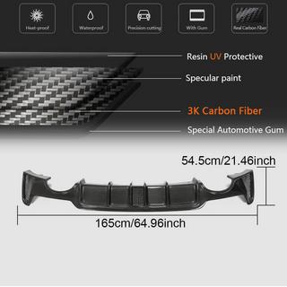 Rear Bumper Diffuser V7 (for M-Sport, Carbon) BMW 4 Series F32/F33/F36 2012-2020 photo 4