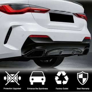 Rear Bumper Diffuser V1 (for G22/G23 M-Sport, Carbon) BMW 4 Series G22/23/26 2020- photo 3
