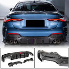 BMW 4 Series G22/23/26 2020- Rear Bumper Diffuser FRP V4 (M-Sport) photo 1