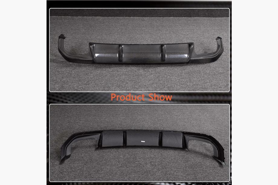 BMW 4 Series G22/23/26 2020- Rear Bumper Diffuser V2 (for G26 M-Sport, Carbon) Photo 6