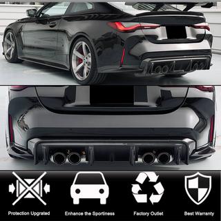 Rear Bumper Diffuser V5 (for G82/G83, Carbon) BMW 4 Series G22/23/26 2020- photo 2