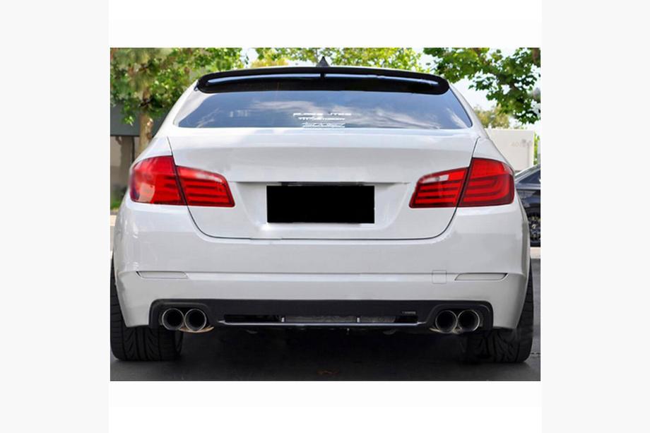 BMW 5 Series F10/F11 2010–2016 Rear Diffuser V4 for F10 M-Sport, Carbon Photo 2