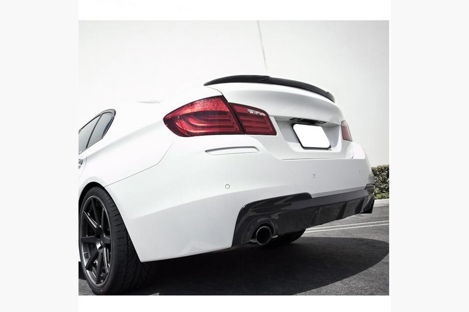 BMW 5 Series F10/F11 2010–2016 Rear Diffuser V5 for F10 M-Sport, Carbon Photo 2