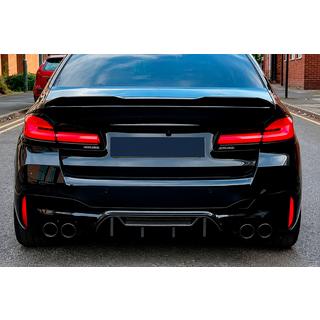 Rear Bumper Diffuser V1 (for M5 F90, Carbon) BMW 5 Series G30/G31 2017–2023 photo 3