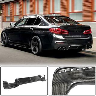 Rear bumper diffuser V3 for M-Sport/M5 F90 (Carbon) BMW 5 Series G30/G31 2017–2023 photo 1