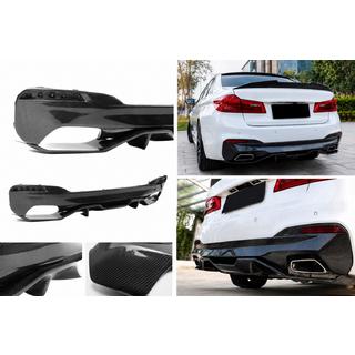 V4 rear bumper diffuser (for M-Sport/M5 F90, Carbon) BMW 5 Series G30/G31 2017–2023 photo 1