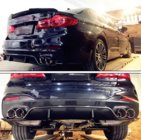 BMW 5 Series G30/G31 2017–2023 Rear bumper diffuser V6 (for M-Sport, carbon) photo 2