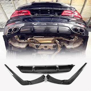 Rear bumper diffuser V6 (for M-Sport, carbon) photo 1