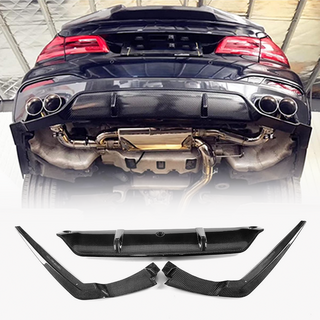 Rear bumper diffuser V6 (for M-Sport, carbon) BMW 5 Series G30/G31 2017–2023 photo 1