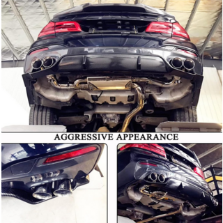 Rear bumper diffuser V6 (for M-Sport, carbon) BMW 5 Series G30/G31 2017–2023 photo 3
